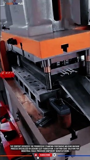 Innovation Progressive Stamping: Locking Slots, Continuous Molding & High Precision #tech