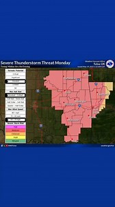3.1K views | Review your severe weather action plans and stay weather aware today! Storms start forming during the midday hours just to our west and spread into the area during the afternoon, packing high-impact severe potential. This includes very large hail and strong tornadoes. #okwx #arwx #mowx #kswx #DopplerDouglas | Doppler Douglas | Facebook