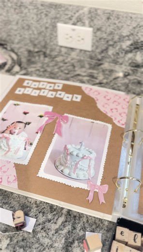 New Year Scrapbook Update for My Baby Girl's Birthday