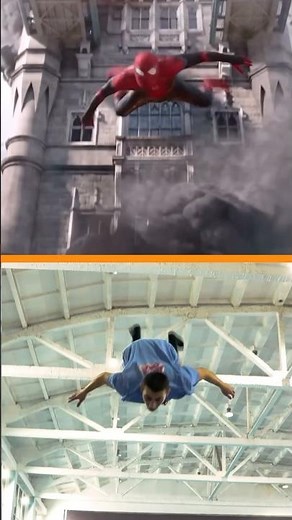 ვიმეორებ Spider man-ის სალტოს 🕷️🕸️ #შერეკილები #challenge #parkour #tbilisi