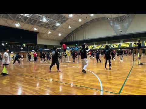 豊橋ソフトバレー hiyoko 1セット目