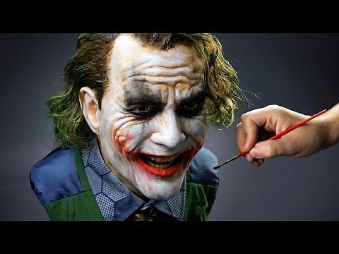 The Joker Sculpture Timelapse - The Dark Knight