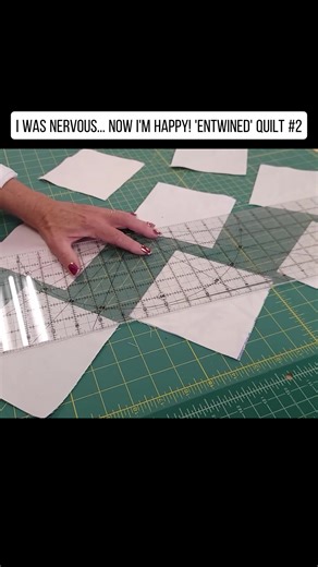 Transforming Nervousness into Happiness: 'Entwined' Quilt Part 2