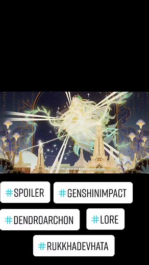 Scarlet King and Greater Lord Rukkhadevata Backstory Cutscene Genshin impact 3.1 patch #SPOILER #DendroArchon #ScarletKing #Greaterlord #Rukkhadevata #Genshinimpact