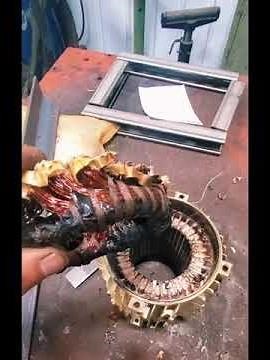 How to completely rebuild an electric motor the correct way in less than 3 minutes.