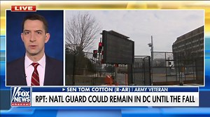 147K views · 5.1K reactions | Sen. Cotton on the National Guard remaining in Washington D.C. into the fall: “It is time to send the troops home. Look, there are too many, too many troops left in Washington. I'm not aware of any threat to justify a continued presence.” | Fox & Friends | Facebook