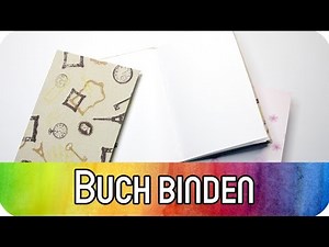 DIY Grundtechnik Buch binden für Anfänger: Notizbuch mit Fadenbindung | kreativBUNT