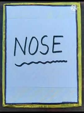 English TLM।How to make English flash cards।Flash cards on body parts(Eye,Ear,Nose,Lips)।#Shorts