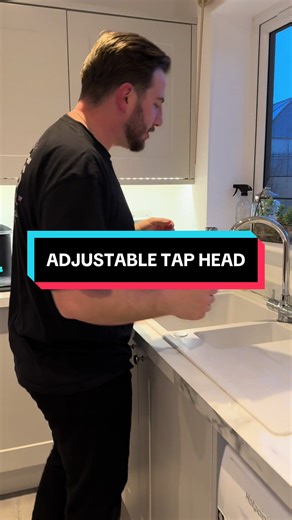 Adjustable Tap Head for Easy Dishwashing