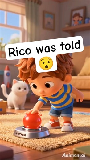 Rico Touched the Red Button | Butterfly Tales | #Kidsstory #Shortstory #Moralstory