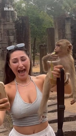 113K views · 224 reactions | It was even using the straw  | Daily Mail Video | Facebook