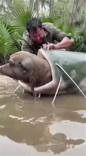 Colossal Catfish Rescue: Embracing Nature's Wonders