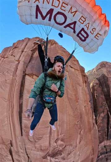 Epic BASE Jump Adventure with My Wife in Moab, Utah