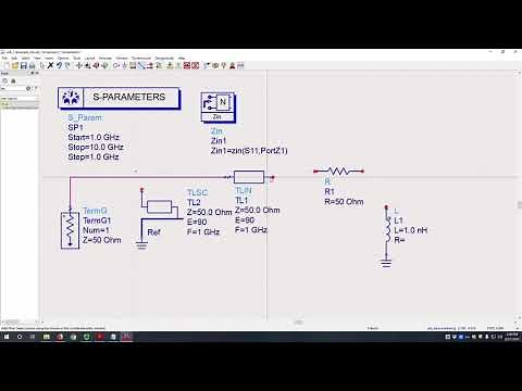 ADS Tutorial - Impedance Matching with Ideal Transmission Lines