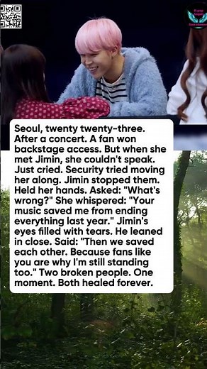 What Jimin Told a Crying Fan Backstage Will Shatter You Forever