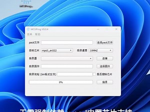 MCU烧录工具MCUProg更新啦