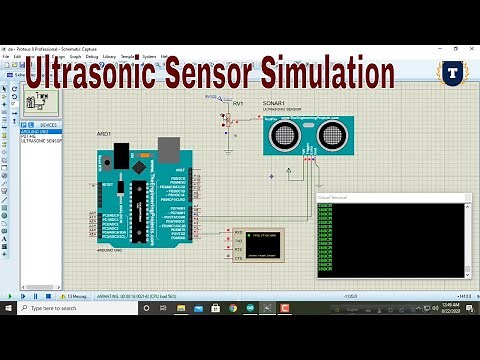 How to Simulate Ultrasonic Sensor with Arduino in Proteus | Ultrasonic Sensor Add and Simulate
