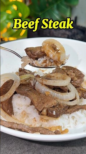 Filipino Beef Steak Recipe (Homemade Bistek) | Ulam Ideas or what to eat soysauce calamansi marinade