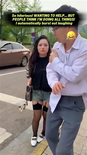 Good Intentions End in a Slap! The Most Hilarious Moment 😂💥 #funnyvideo #viral #funnycomedy