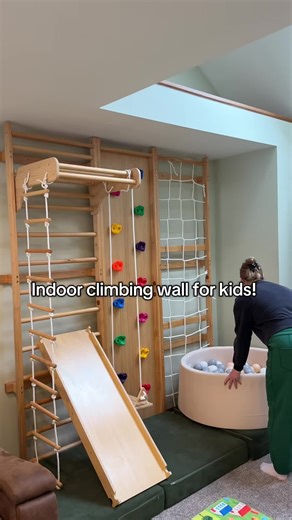 The Ultimate Indoor Climbing Wall for Kids' Playroom