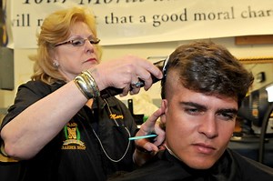 The Naval Academy Barber Shop: Plebe Hair Requirements