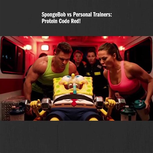 SpongeBob vs Personal Trainers: Protein Code Red!