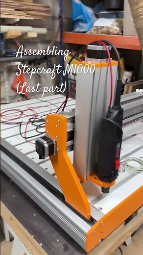 Stepcraft M1000 CNC Almost Ready! // Full Build Video Coming Soon #cncmachine #woodworking #diy