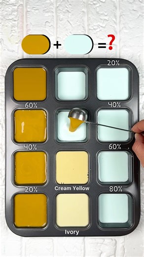 Soft Yellow Colors That Look Expensive 😍🏆 #colorlovers #colormix #satisfying #colors #relaxing