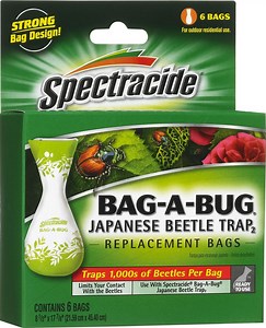 Spectracide Bag-A-Bug Japanese Beetle Trap - 6 Replacement Bags - Walmart.com