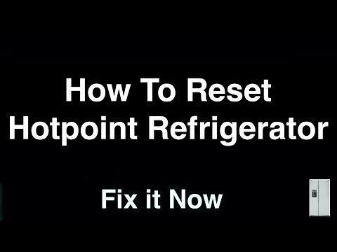 How To Reset Hotpoint Fridge - Fix it Now
