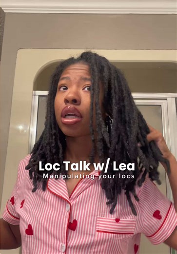 A lil piece of loc advice, try to manipulate your locs to reduce how tender your scalp gets #marleamarshey #locadvice #loctalkwithlea #womenwithlocs #loctok