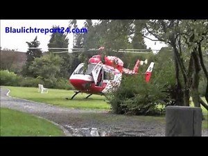 Start Rettungshubschrauber Christoph 42 aus Rendsburg