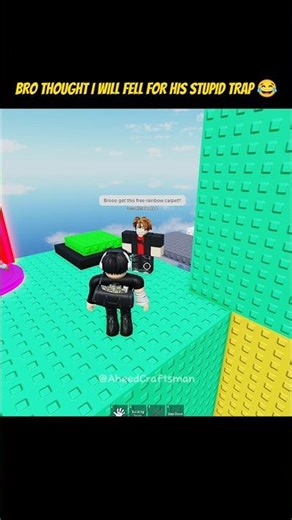 Bro Thought I Will Fell For His Stupid Trap In Troll Is A Pinning Tower ☠️ #roblox#fyp