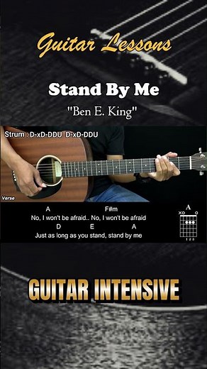 Stand By Me - Ben E. King | EASY Guitar Tutorial with Chords - Guitar Lessons #guitarchords