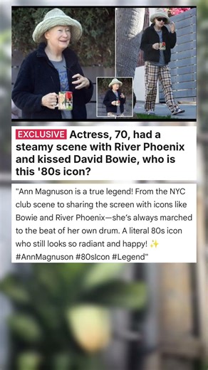Actress, 70, had a steamy scene with River Phoenix and kissed David Bowie, who is ... #celebrity
