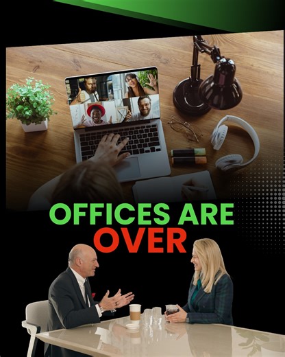 Kevin O'Leary on Instagram: "Cubicles are dead. Top programmers, accountants, and operators moved away and they’re not returning. If you force people back into offices, you’ll only hire the bottom quartile. I want my competitors to hire those people, not me."