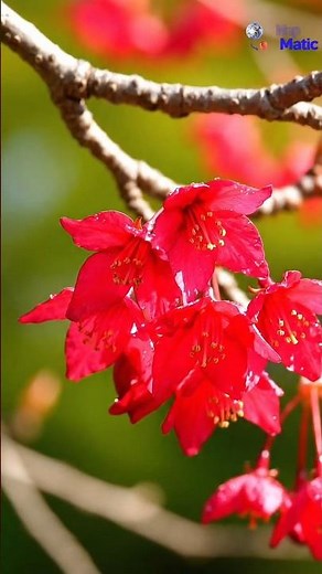 Canada National Flower Red Maple 🍁 | Short Video | National Flower Series by MapMatic