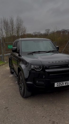 little upgrade 🤫🦇🖤 #defender110