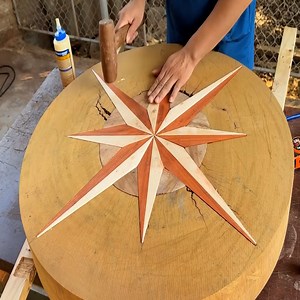 4.9M views · 50K reactions | How To Hide The Defects Of A Log To Create A Beautiful Table | WT TH Woodworking | Facebook