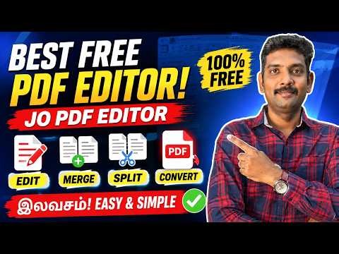 Jopdf Editor FREE PDF Software | Edit Any PDF Easily🔥