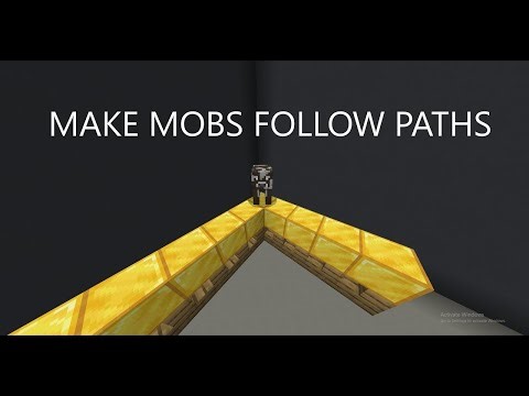 How to make mobs follow paths in Minecraft REMADE(BEDROCK)