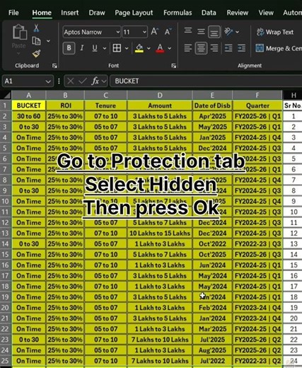 Hide Formulas Before Sharing Excel File 🔒 (Secret Trick)