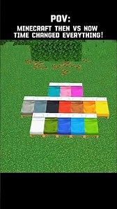 Minecraft then vs now time changed everything😌 #minecraft #gaming #trending #shorts