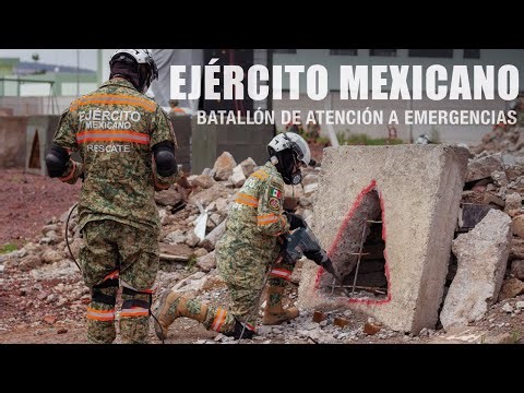 Así nos rescata de los SISMOS el EJERCITO MEXICANO 🇲🇽 | Batallón de Atención a Emergencias