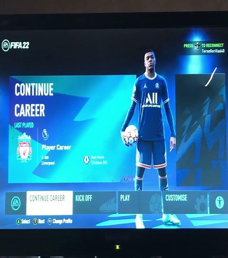 How to load a career mode progress in fifa 22