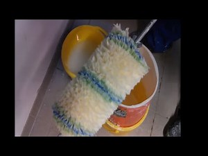 Clean the paint roller