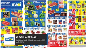 Cette Semaine sur Circulaire en ligne 📢 Les Nouvelles Circulaires de vos Épiceries Maxi, Super C, IGA, Metro, Provigo, Bonichoix, Richelieu, Adonis et plus! ➡️ https://www.circulaire-en-ligne.ca/circulaires.html Notre Sélection des Meilleurs Spéciaux: ▪ Bifteck d'aloyau et Côte d'Aloyau - 7,88$/LB (Maxi) ▪ Fraises du Québec - 1,97$/1L (Maxi) ▪ Ailes de Poulet La Cage - 8,99$/CH. (Maxi et Super C) ▪ Pilons de Poulet - 1,99$/LB (Super C) ▪ Papier hygiénique Cashmere (15 rouleaux Doubles) - 6,97$/