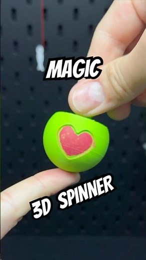 3D Printed Magic Flip Spinner! 🌀✨#3dprinting #howto