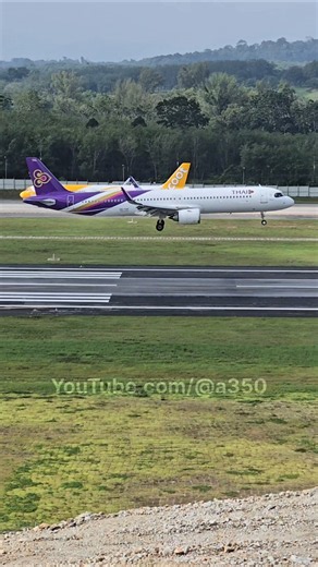 Thai Airways New Airbus A321neo Landing at Phuket 🇹🇭