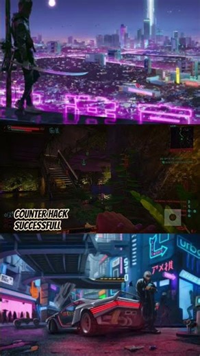 Counter hack successfull. #cyberpunk2077 #netrunner #dogtown #spyinthejungle